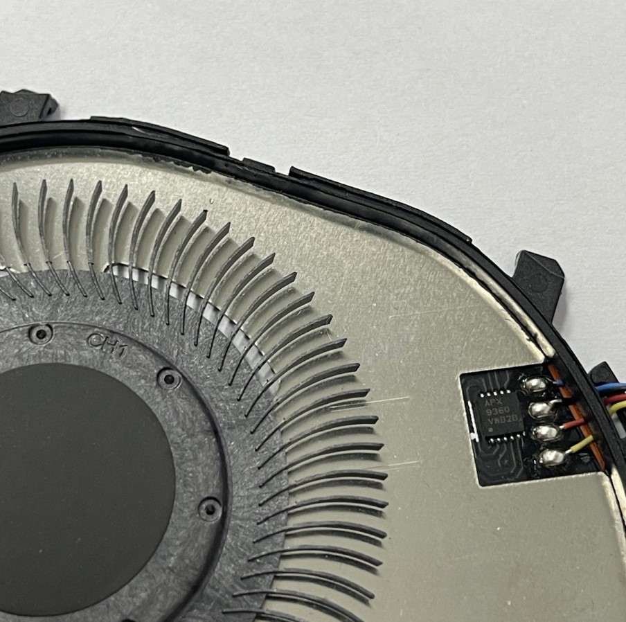 Heat sink fin array cross-section